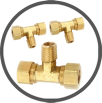 Compression Male Branch Tees