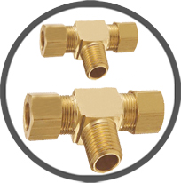 Compression Male Branch Tees